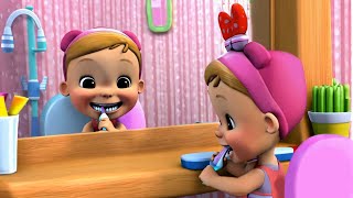 quotBrush Your Teeth Song  Nursery Rhymes for Kids  Cocomelon Style SingAlongquot [upl. by Ahsinyt779]