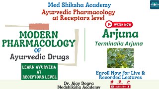 ARJUNA  MODERN MECHANISM AT RECEPTOR LEVEL [upl. by Ynnot]