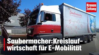 Saubermacher Kreislaufwirtschaft für EMobilität  kronetv NEWS [upl. by Zeidman]