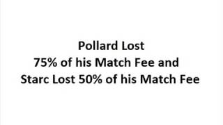 Pollard Vs Starc Fight in IPL 2014 Cricket [upl. by Eidas]