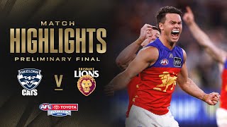 Geelong Cats v Brisbane Lions Highlights  Preliminary Final 2024  AFL [upl. by Ymer]