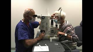 Selective laser trabeculoplasty SLT glaucoma treatment [upl. by Jacquette]