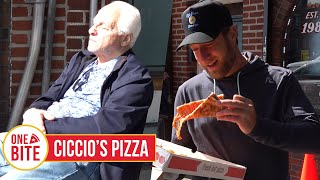 Barstool Pizza Review  Ciccio’s Pizza Brooklyn NY presented by Rhoback [upl. by Keemahs]