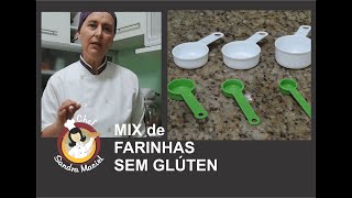 MIX DE FARINHAS SEM GLÚTEN CHEF SANDRA MACIEL gluten free allpurpose flour recipe [upl. by Burck641]