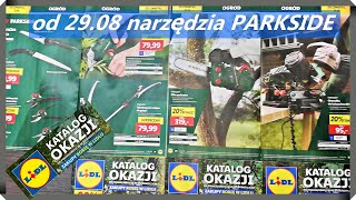 KATALOG PARKSIDE ogród nowość sekator 4V pilarka spalinowa ostrzałka 85W dmuchawa 3w1 [upl. by Awjan]