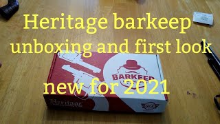 heritage barkeep 22 long rifle revolver new for 2021 unboxing and initial review [upl. by Alodee125]