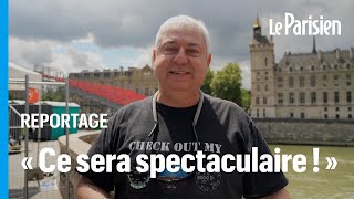 Les tribunes de la cérémonie d’ouverture des JO ont envahi les quais de Seine et les ponts de Paris [upl. by Ovatsug]