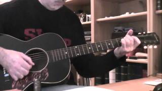 Oh Come Oh Come Emanuel  Christmas guitar  Cover John Fahey [upl. by Tade]