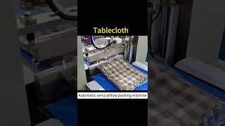 Tablecloth Pilow Packing Machine tablecloth clothes a4paper pillowpackingmachine automatic [upl. by Aeret]