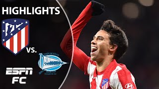 Joao Felix and Luis Suarez provide the scoring in Atleti’s 41 win  LaLiga Highlights  ESPN FC [upl. by Atiner]