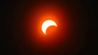 Annular Solar Eclipse 1Hour Time Lapse  USA Albuquerque New Mexico [upl. by Enylodnewg]