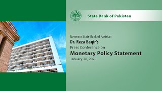 Monetary Policy Statement Press Conference January 28 2020 [upl. by Einnal767]