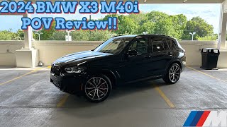 2024 BMW X3 M40i POV Review A Performance SUV Worth Getting [upl. by Natye853]