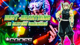 35 New Codes All Best Breathing In Slayers Unleashed Showcase [upl. by Blanch]