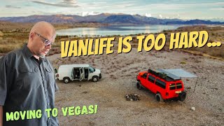 Vanlife  Ep 66  Its Too Hard Out Here  Lets Move To Vegas [upl. by Ellwood]