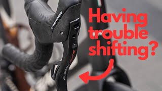 Campagnolo Super Record EPS lever not shifting Watch This [upl. by Keane648]