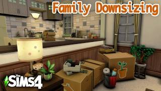 Family Downsizing into a Small Home  Sims 4 Speed Build [upl. by Eibrik]