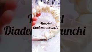 Tutorial de diademas scrunchi Diademas en tela [upl. by Proudfoot]