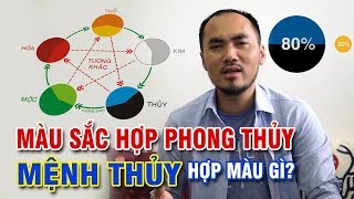 Mệnh thủy hợp màu gì  Kỵ màu gì  Màu sắc phong thủy  Trong thiết kế logo amp thiết kế nội thất [upl. by Anirbes864]