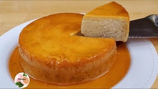 FLAN de BANANA 3 Ingredientes SIN HORNO SIN Azucar SIN Gluten DELICIOSO [upl. by Alamat63]