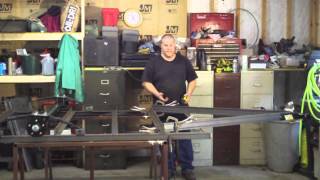 How to Build a Utility Trailer Part 5 Installing the Hitch and Welding the Frame [upl. by Ehtiaf]