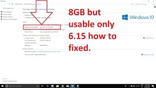 How To Fix The 8GB 6GB Usable Problem [upl. by Nosinned]