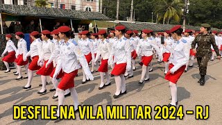 Desfile CívicoMilitar na guarnição da Vila Militar em comemoração à Independência do Brasil 🇧🇷 [upl. by Lletnom5]