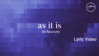 As It Is In Heaven Lyric Video  Hillsong Worship [upl. by Ursa]