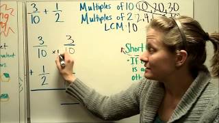 Add Subtract Unlike Denominators Part 2 [upl. by Harrison327]