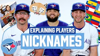 Asking the Toronto Blue Jays what their nicknames are [upl. by Alix]