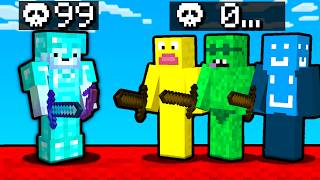 I Carried The WORST Team in Minecraft Bedwars [upl. by Ernie475]