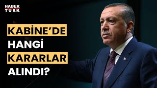 CANLI  Cumhurbaşkanı Erdoğan kabine sonrası açıklama yapıyor [upl. by Nirda585]