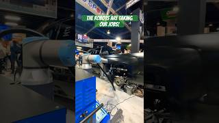 THE ROBOTS ARE TAKING OUR JOBS semashow2023 sema sema2023 robots autobody collision worklife [upl. by Cruz]