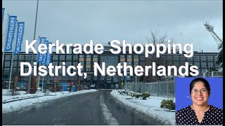 Kerkrade Shopping District Netherlands covered with Snow [upl. by Alaik]