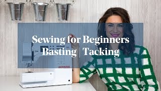 Understand Basting  Tacking Sewing for Beginners [upl. by Ayatnahs]