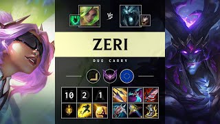 Zeri ADC vs Karthus Dominating  EUW Master Patch 1422 [upl. by Mihe553]