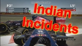 F1 Game 2012  Indian Incidents [upl. by Gosser81]