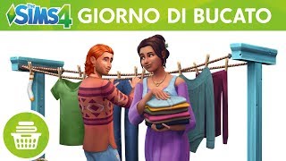 The Sims 4 Giorno di Bucato Stuff trailer ufficiale [upl. by Francine581]