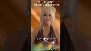 29th August Birthday Horoscope ♍️ Born On August 29  Happy Birthday  SunSignsOrg  shorts [upl. by Orlan]