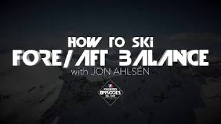 HOW TO SKI ForeAft Balance TEASER [upl. by Ullund]