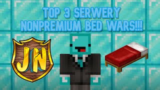 TOP 3 SERWERY NON PREMIUM DO BED WARS BONUS [upl. by Ahras]