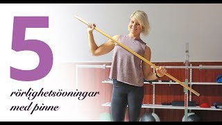 Rörlighet med pinne – 5 övningar [upl. by Eah646]