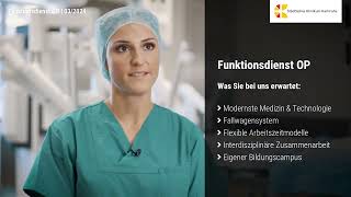 Gemeinsam die Chirurgie der Zukunft gestalten – Einblicke in unsere OPTeams  Funktionsdienst OP [upl. by Aerdnaid64]