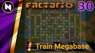 Factorio 018 Train Megabase 30 UNPRODUCTIVE PRODUCTIVITY [upl. by Furnary]