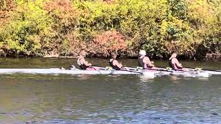 Head of the Charles  WSRC Mens Youth Coxed Quad [upl. by Aibat]