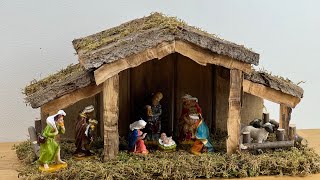 DIY CHRISTMAS NATIVITY ll Simple and easy Christmas Crib [upl. by Lenore]