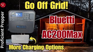 Going OffGrid with the BLUETTI AC200MAX Power Station  DC Charge Enhancer [upl. by Onil]