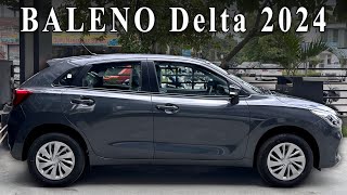 Maruti Baleno delta 2024  Features  Price  Mileage  Interior  Exterior [upl. by Kirenoj]