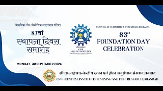 COUNCIL OF SCIENTIFIC amp INDUSTRIAL RESEARCH 83rd FOUNDATION DAY CELEBRATION 2024 [upl. by Negroj]