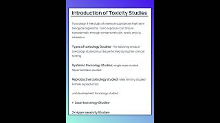 introduction to toxicity of studies Pharmacology assignment pharmanotes [upl. by Cinderella433]